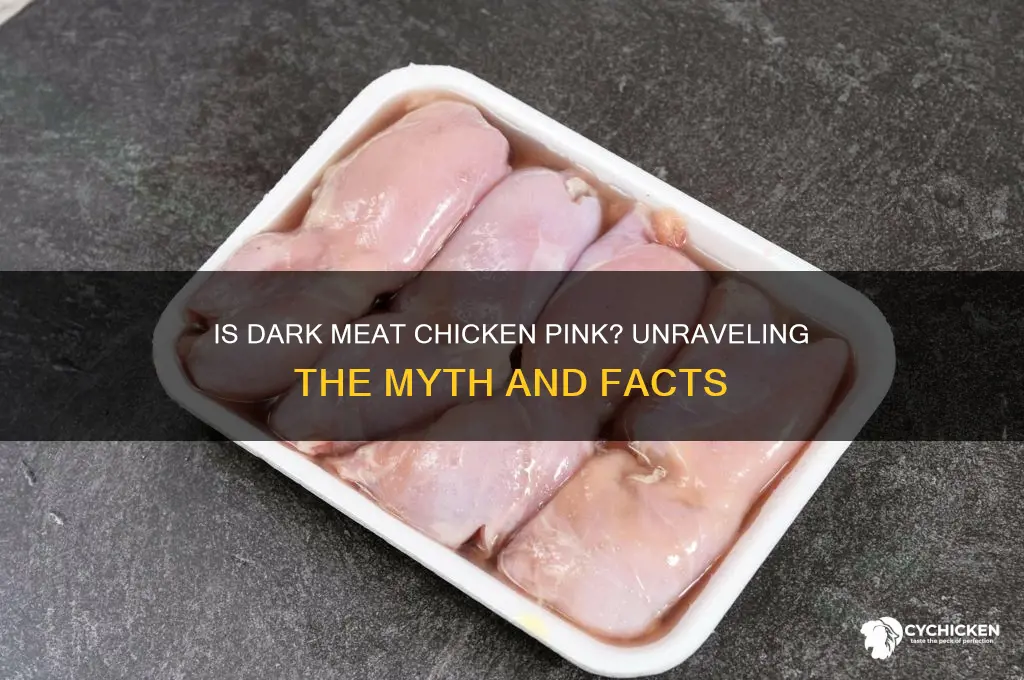 is dark meat chicken supposed to be pink