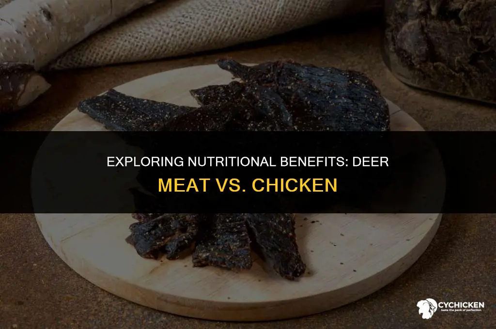 is deer healthier than chicken