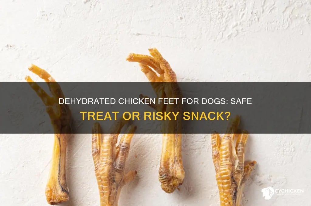 is dehydrated chicken feet safe for dogs