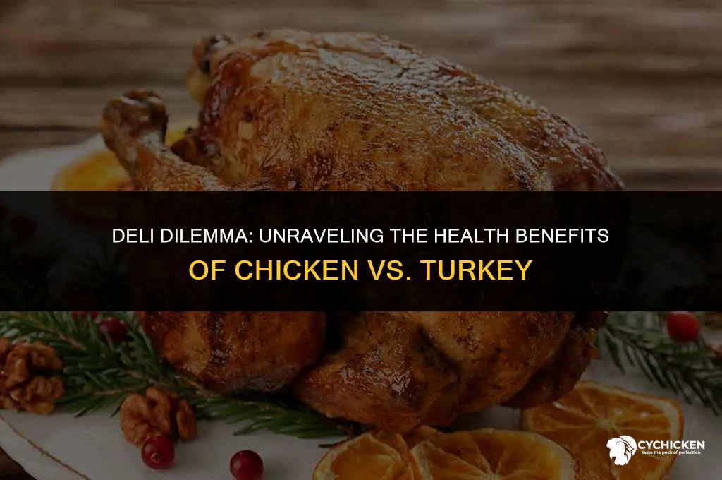 is deli chicken or turkey healthier