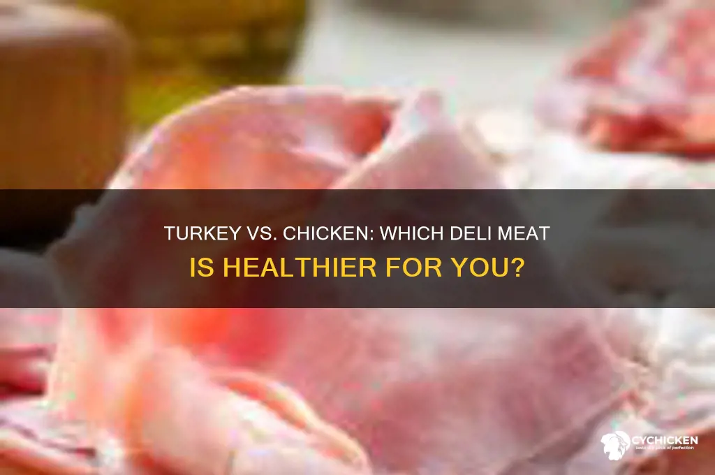 is deli turkey or chicken better for you