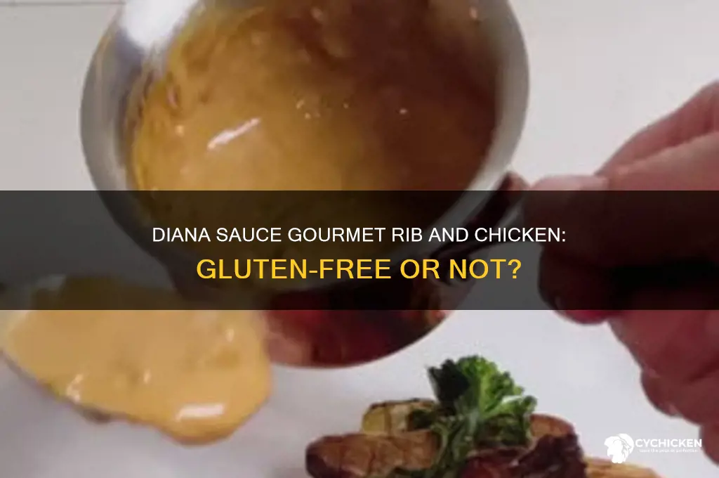 is diana sauce gourmet rib and chicken gluten free