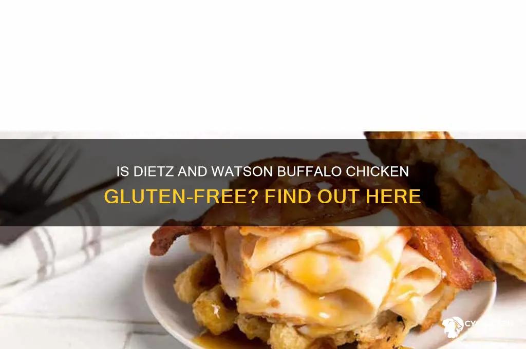 is dietz and watson buffalo chicken gluten free