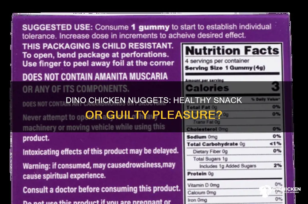 is dino chicken nuggets healthy