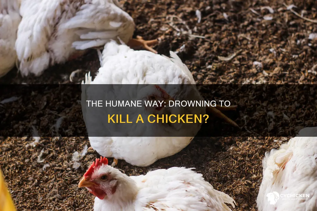 is drowning a humane way to kill a chicken