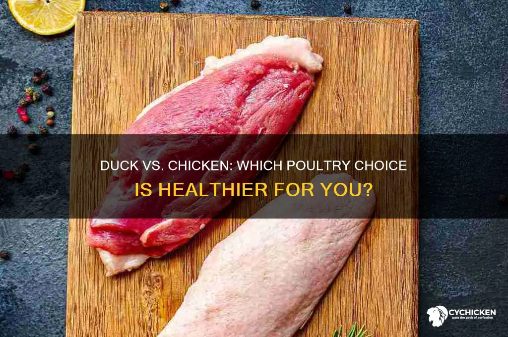 is duck better for you than chicken