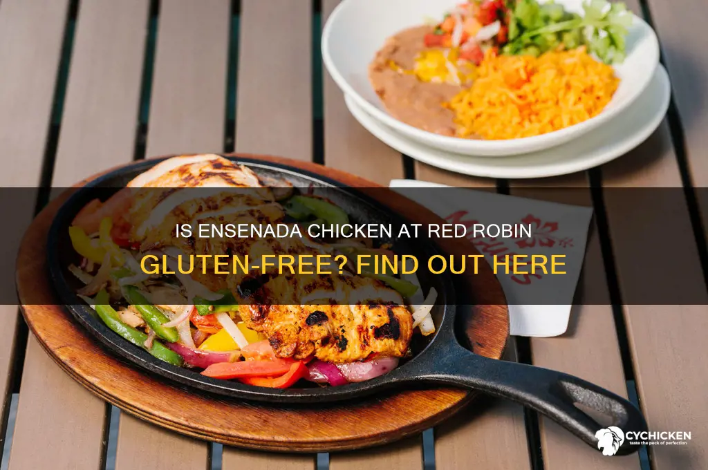 is ensenada chicken at red robin gluten free