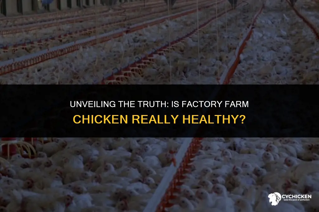 is factory farm chicken healthy