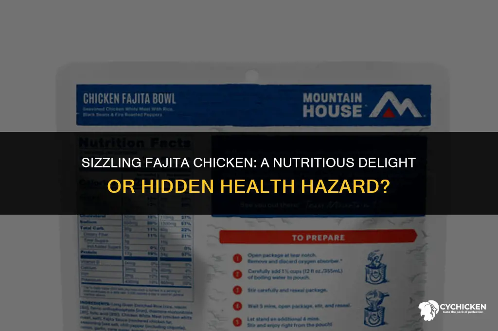 is fajita chicken healthy