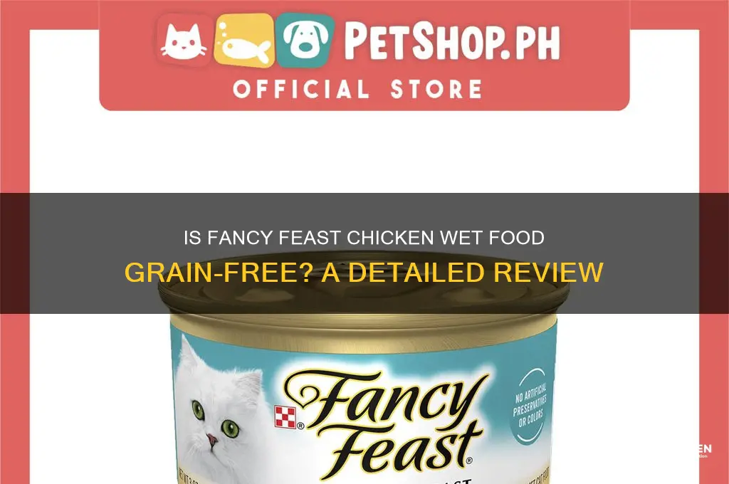 is fancy feast chicken wet food grain free