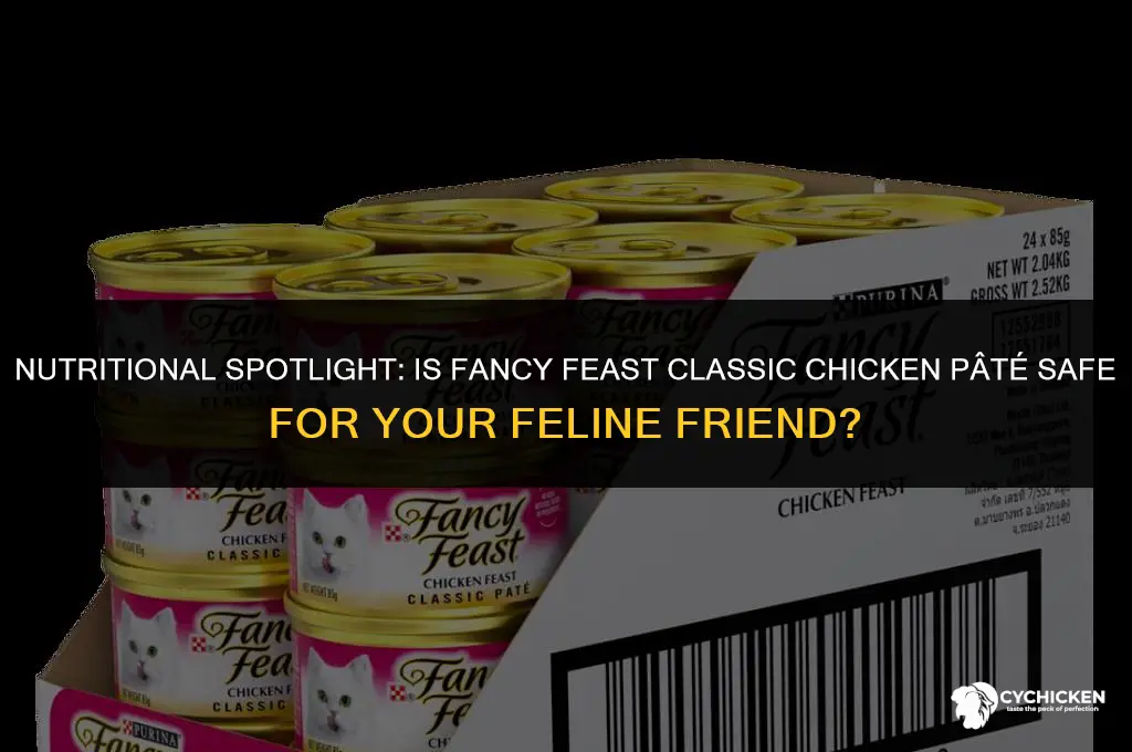 is fancy feast classic chicken pate healthy for your cat