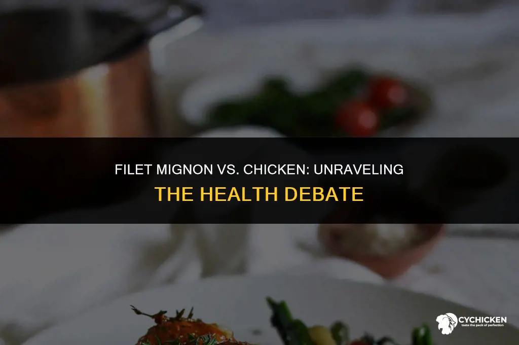 is filet mignon as healthy as chicken