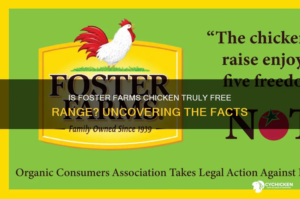 is foster farms chicken really free range