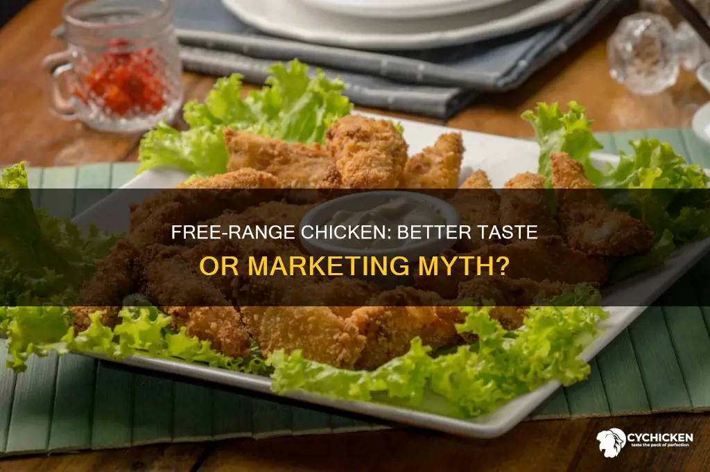 is free range chicken different tasting than regular chicken
