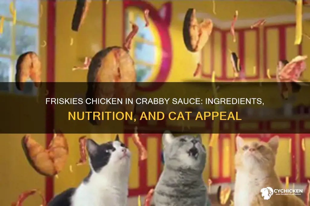 is friskies chicken in crabby sauce contents