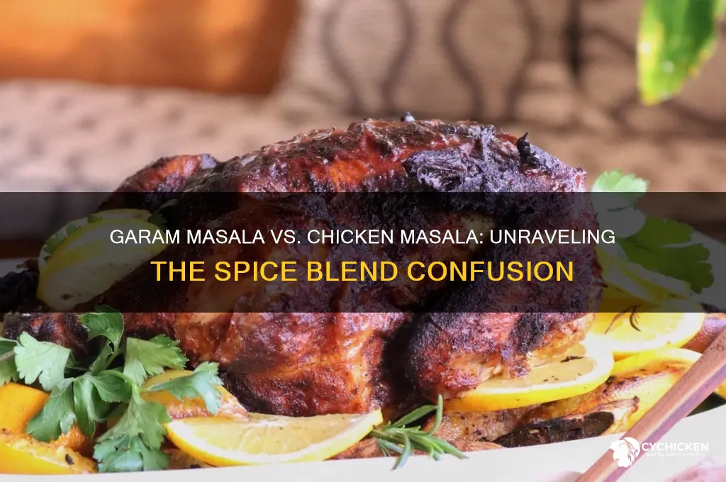 is garam masala and chicken masala the same