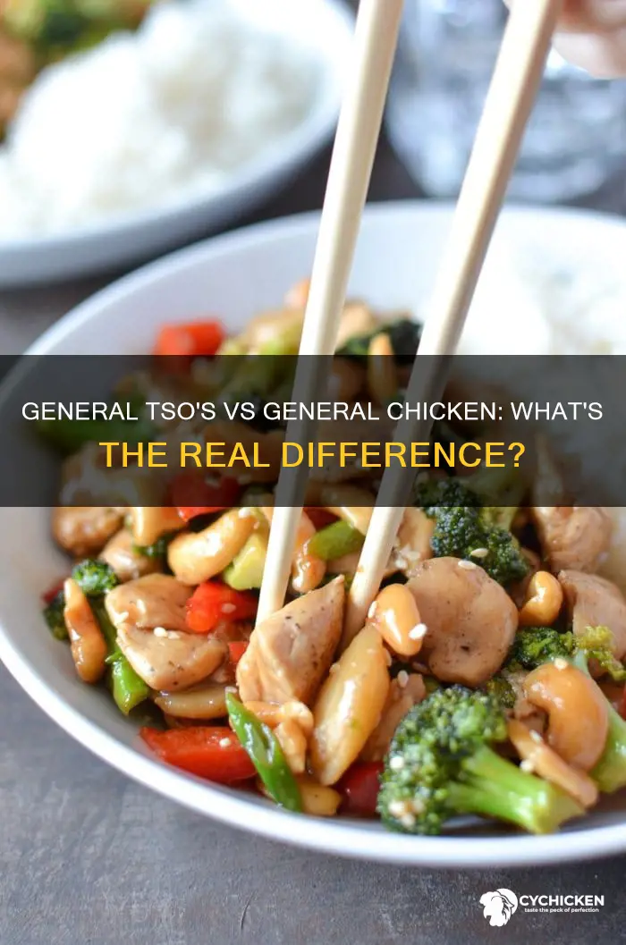 is general chicken the same as general tso