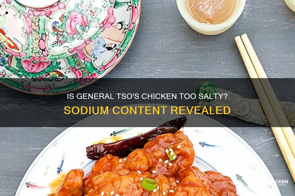 is general tso chicken high in sodium