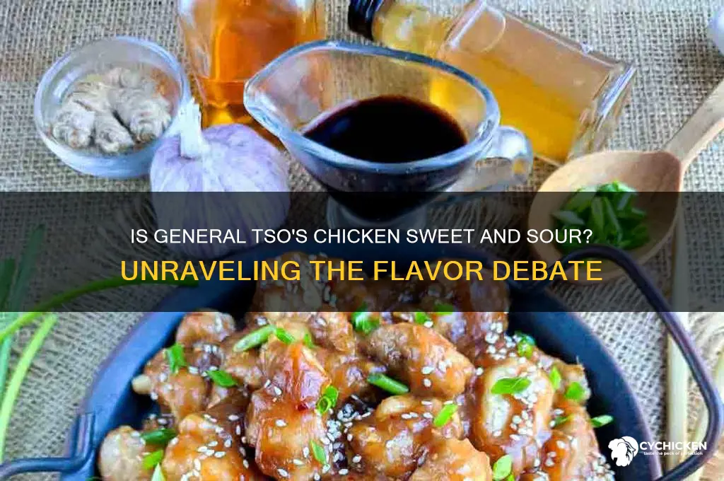 is general tso chicken sweet and sour