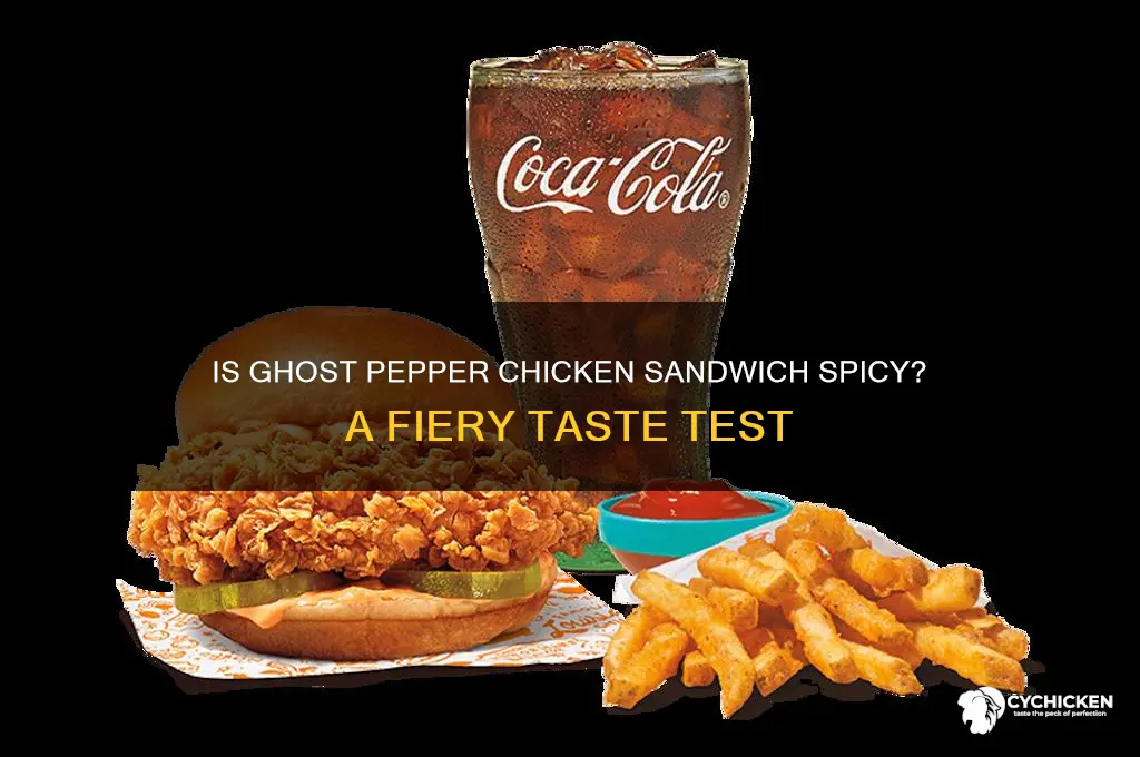 is ghost pepper chicken sandwich spicy