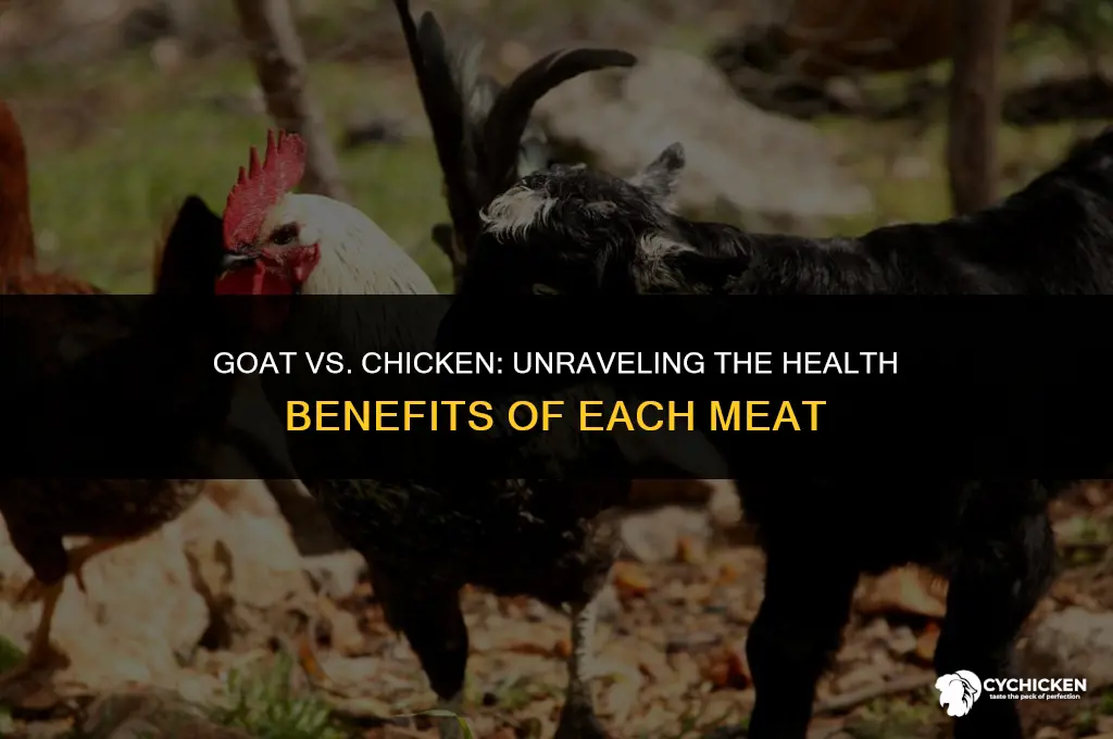 is goat healthier than chicken