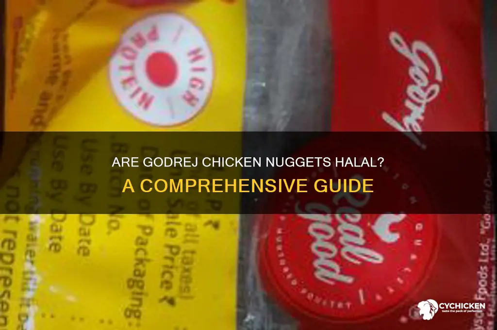 is godrej chicken nuggets halal