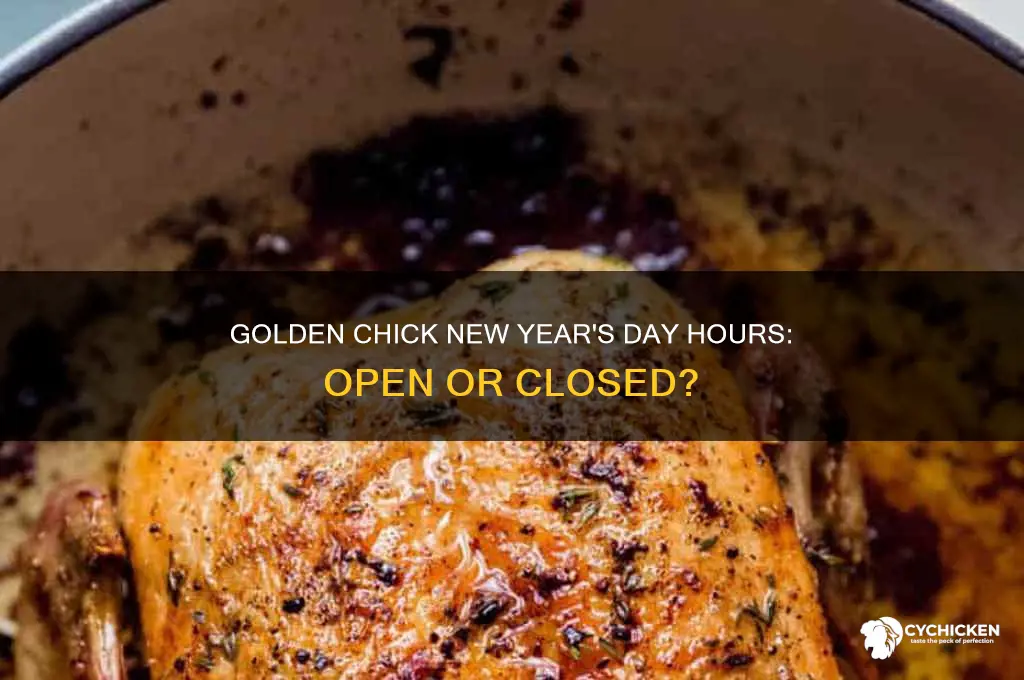 is golden chick open new year