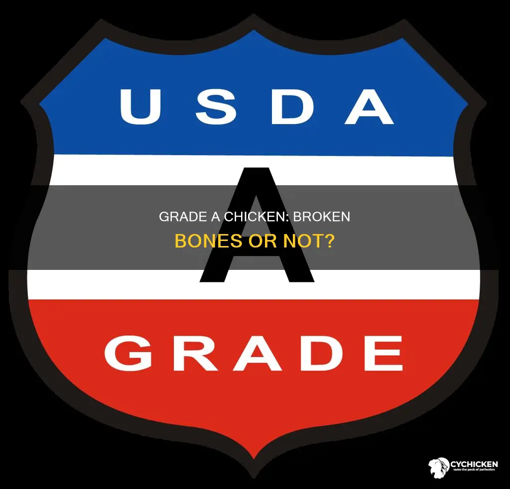 is grade a chicken sold with no broken bones