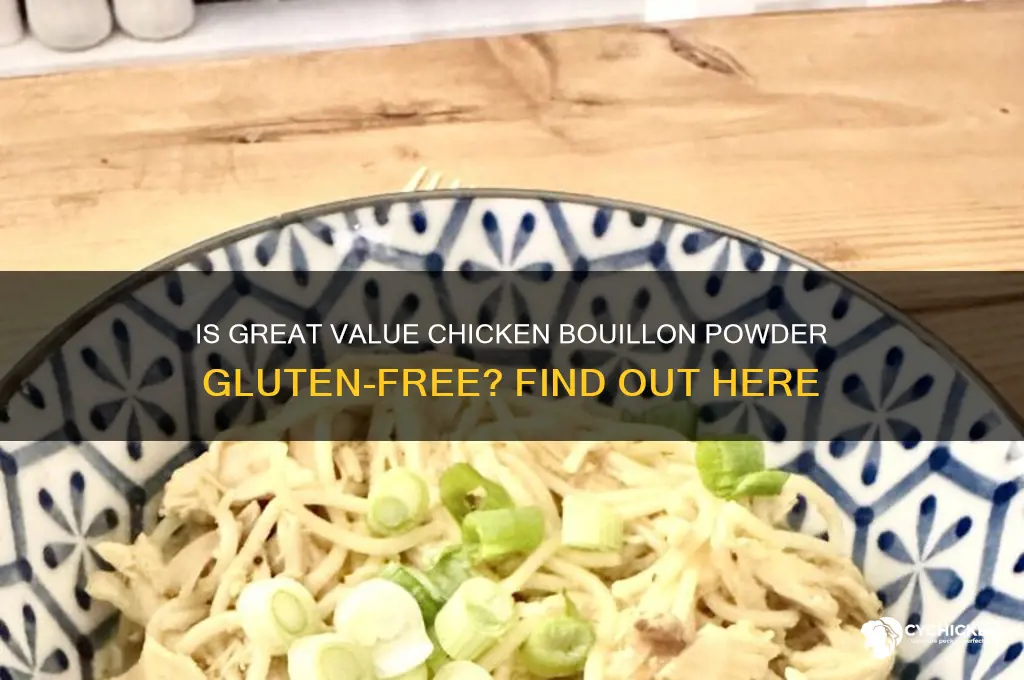 is great value chicken bouillon powder gluten free