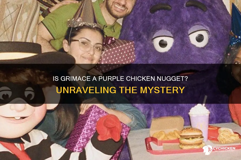 is grimace a purple chicken nugget