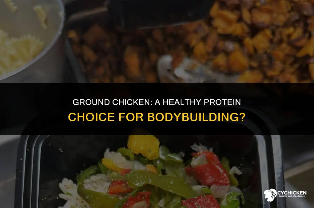 is ground chicken healthy bodybuilding