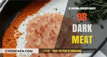 Ground Chicken: Understanding White vs. Dark Meat Differences
