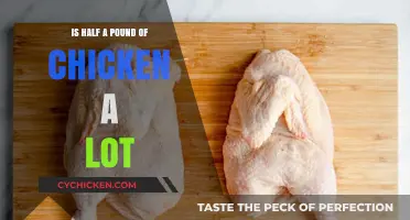 Is Half a Pound of Chicken Enough for Your Meal?