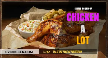 Is Half a Pound of Chicken Enough for a Meal?