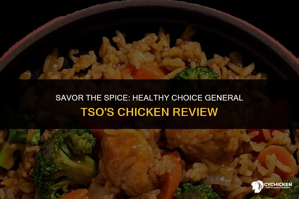 is healthy choice general tso