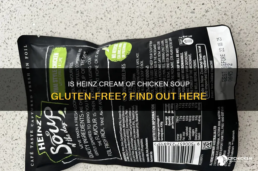 is heinz cream of chicken gluten free