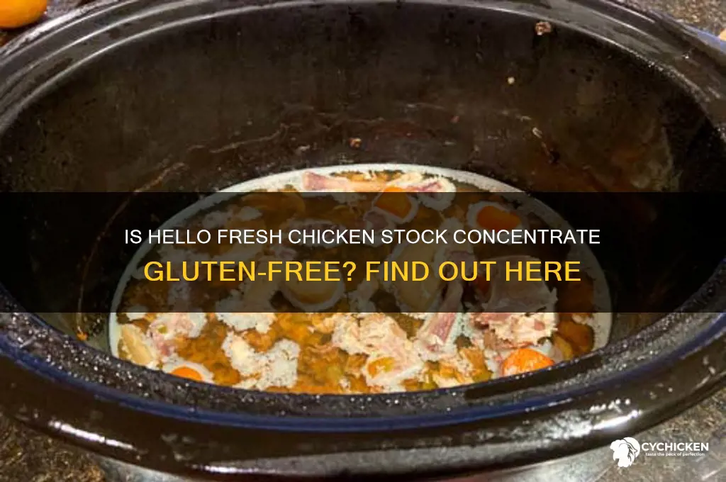 is hello fresh chicken stock concentrate gluten free