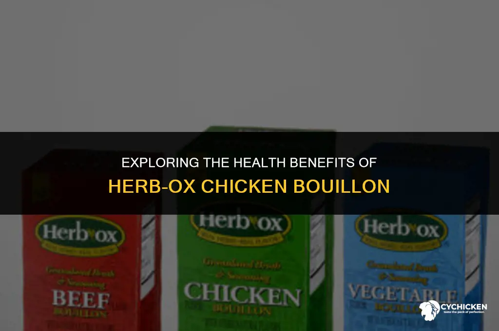 is herb ox chicken bouillon healthy