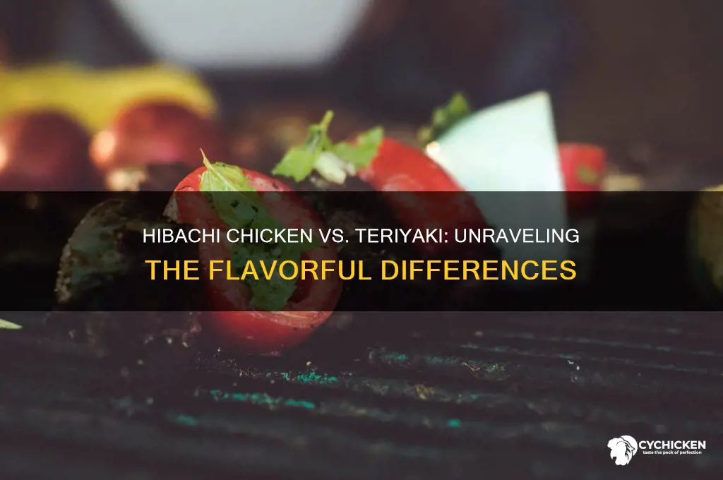 is hibachi chicken the same as teriyaki