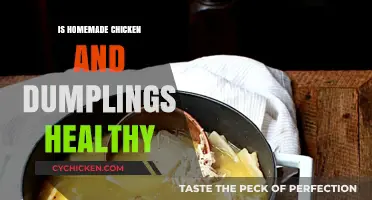 Wholesome Comfort: The Health Benefits of Homemade Chicken and Dumplings