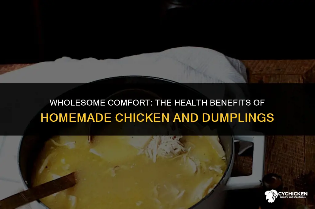 is homemade chicken and dumplings healthy
