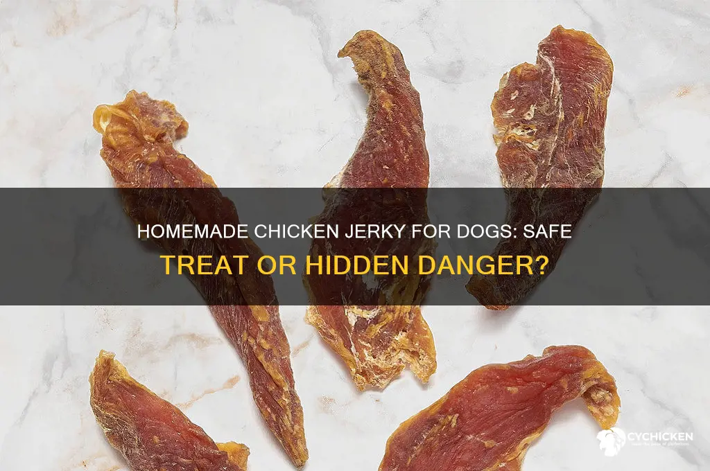 is homemade chicken jerky safe for dogs