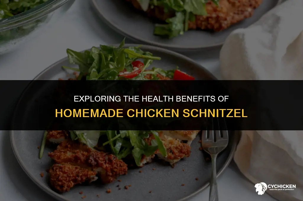is homemade chicken schnitzel healthy