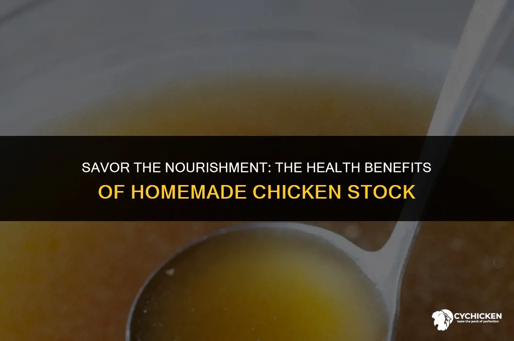 is homemade chicken stock healthy