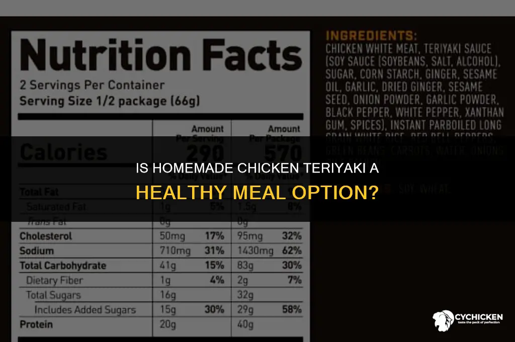 is homemade chicken teriyaki healthy
