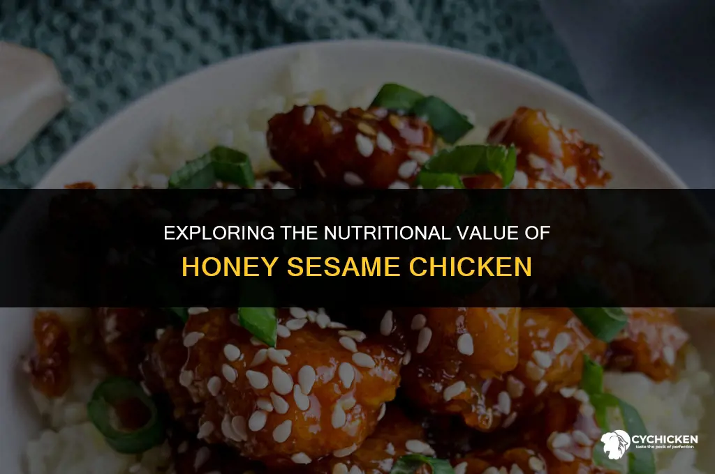 is honey sesame chicken healthy