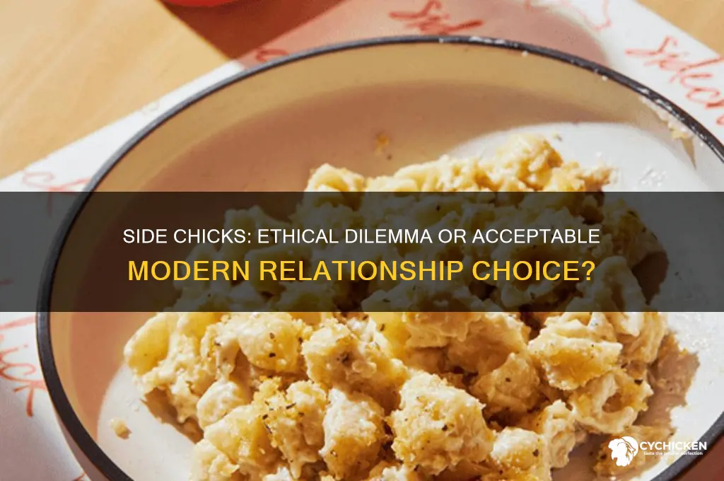 is it acceptable to have a side chick