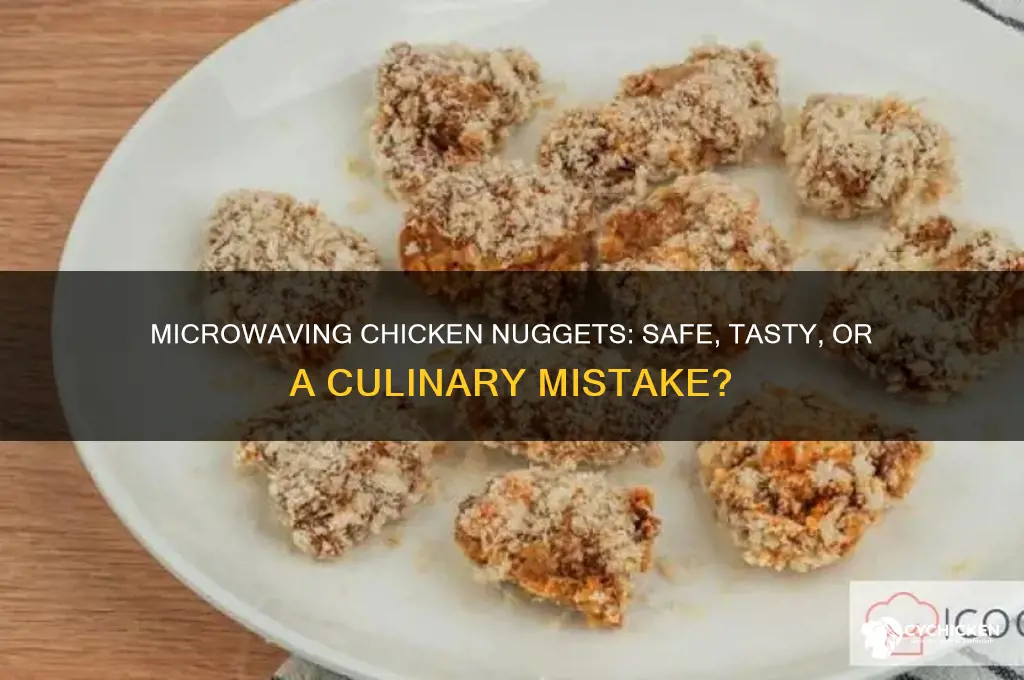 is it bad to microwave chicken nuggets