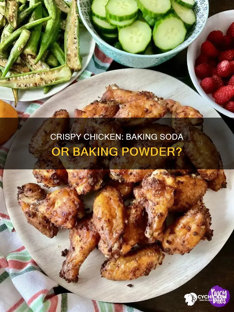 is it baking soda or baking powder for crispy chicken