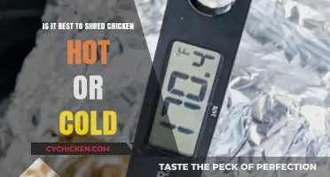 Shredding Chicken: Hot or Cold?
